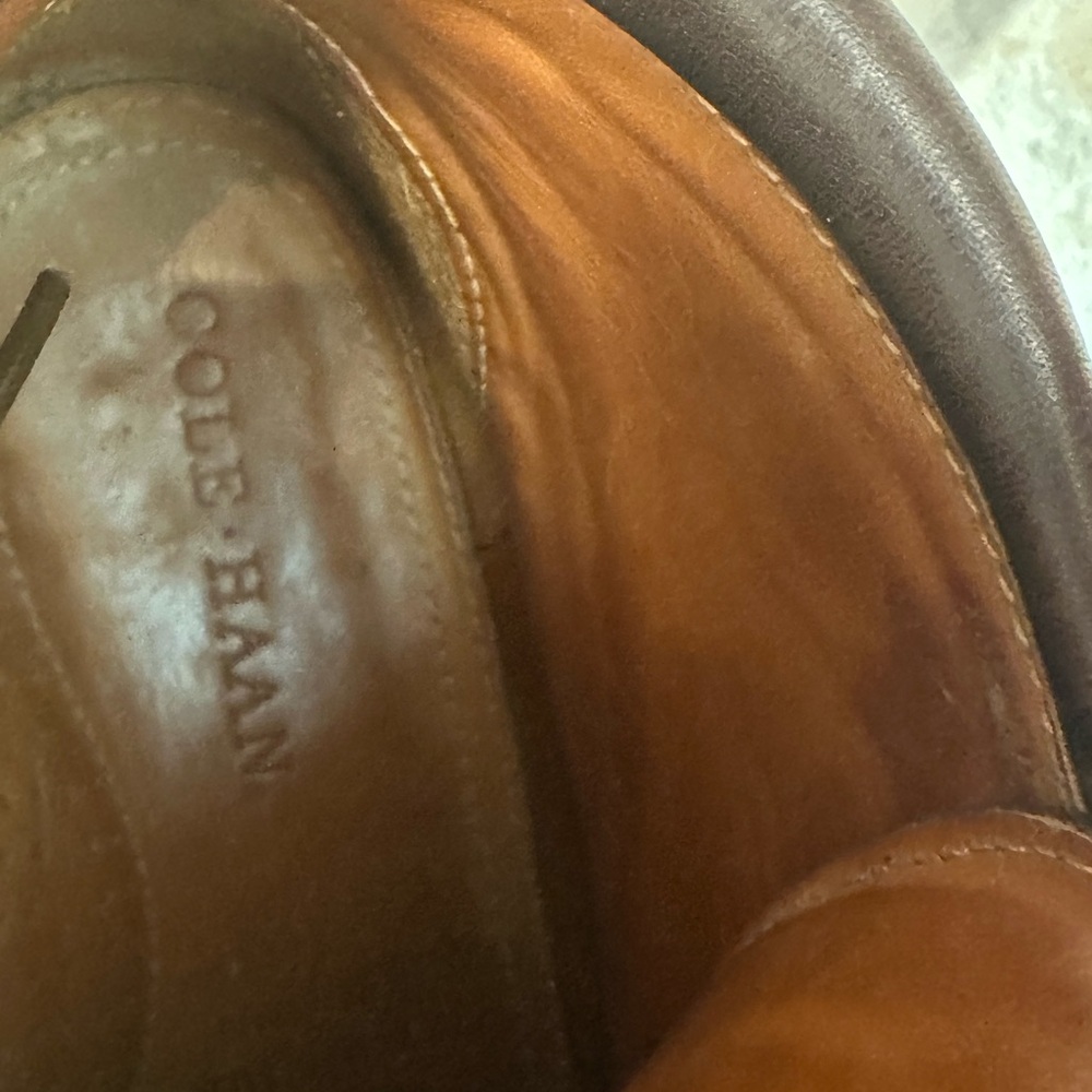 Cole Haan Classic Brown Leather Men's Chukka Boots Size 10. - Picture 5 of 6